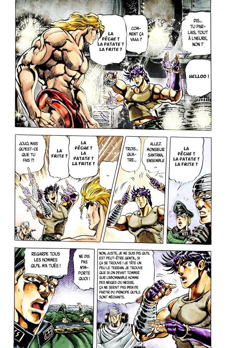 Read JoJo's Bizarre Adventure Part 2 Battle Tendency Official Colored FR Manga Online