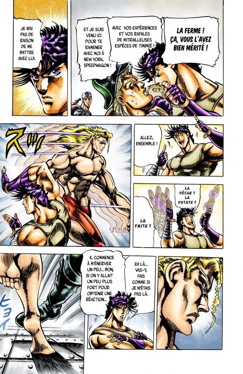 Read JoJo's Bizarre Adventure Part 2 Battle Tendency Official Colored FR Manga Online