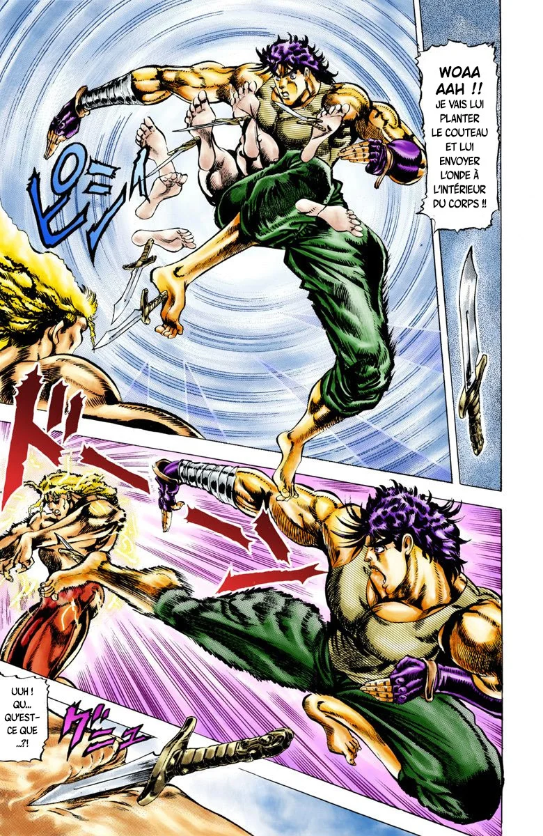 Read JoJo's Bizarre Adventure Part 2 Battle Tendency Official Colored FR Manga Online