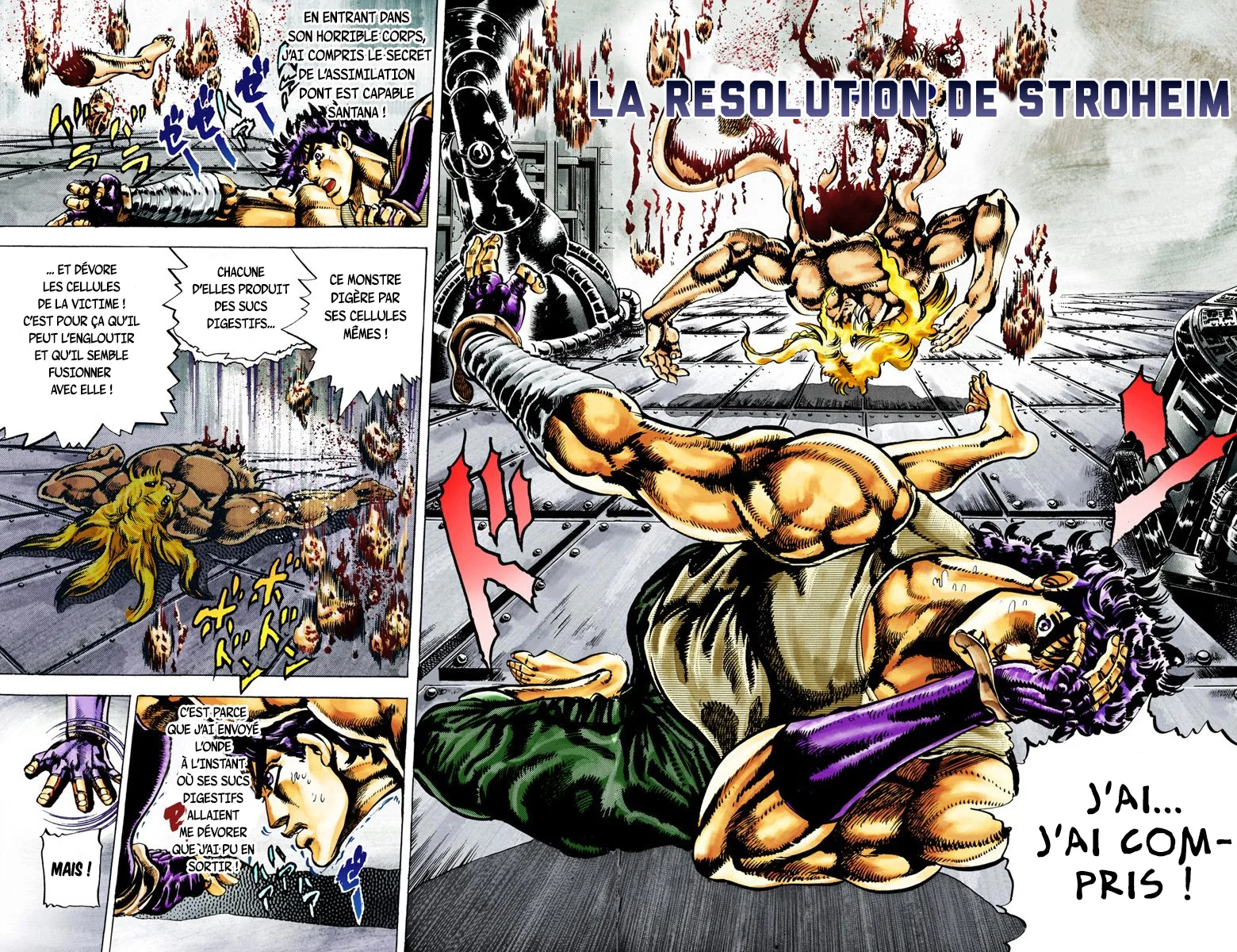 Read JoJo's Bizarre Adventure Part 2 Battle Tendency Official Colored FR Manga Online