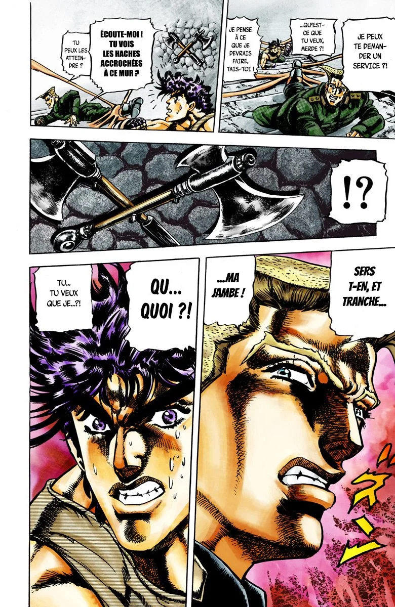 Read JoJo's Bizarre Adventure Part 2 Battle Tendency Official Colored FR Manga Online