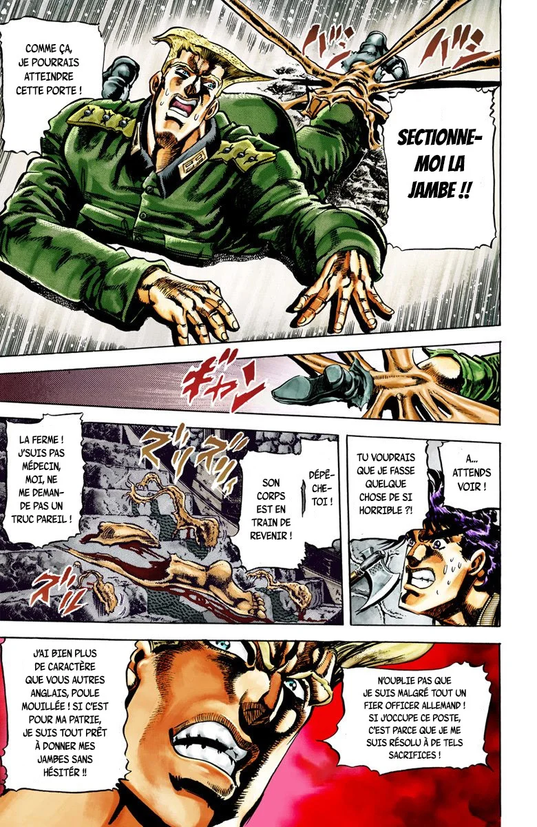 Read JoJo's Bizarre Adventure Part 2 Battle Tendency Official Colored FR Manga Online