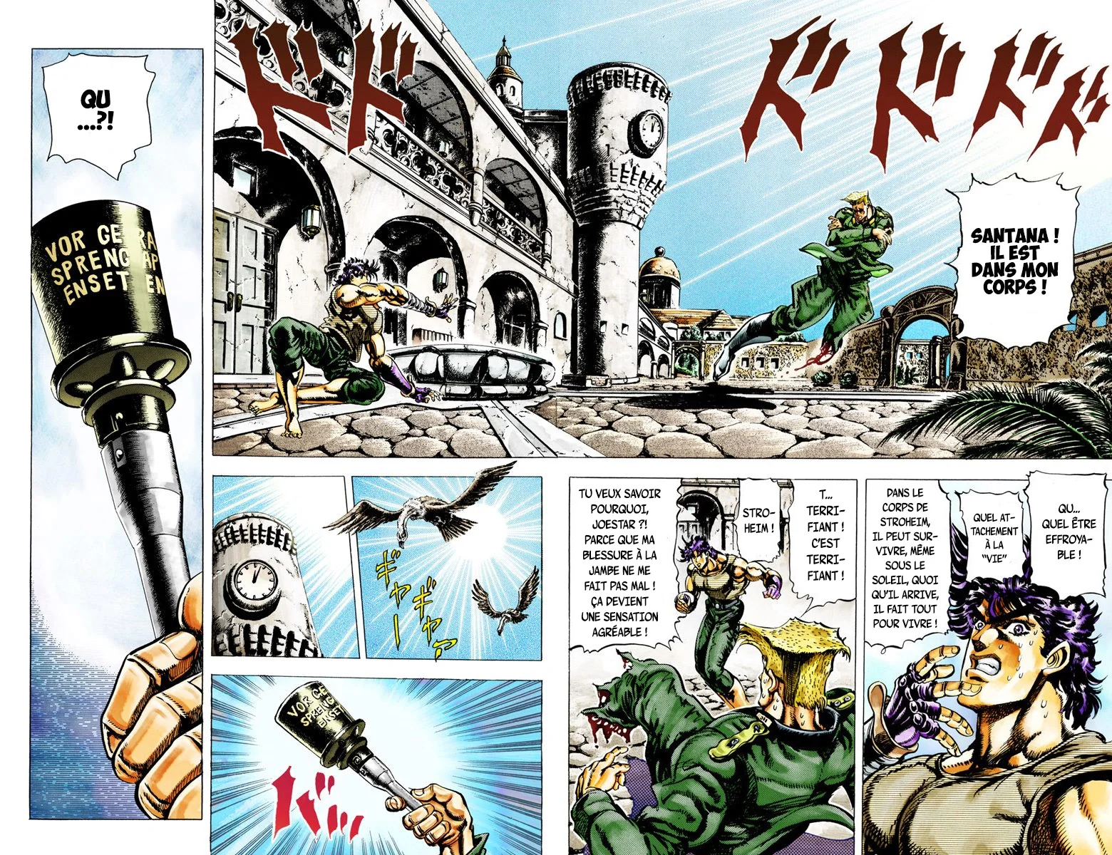 Read JoJo's Bizarre Adventure Part 2 Battle Tendency Official Colored FR Manga Online