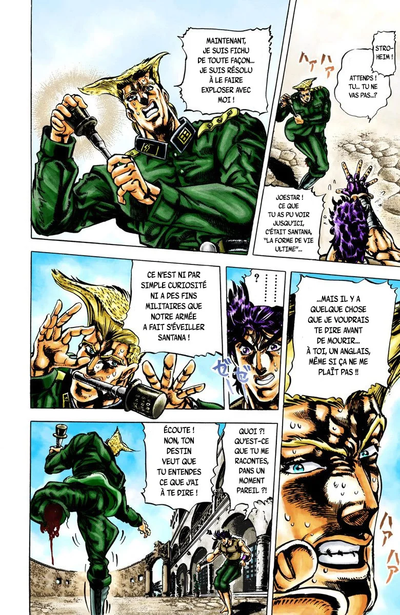 Read JoJo's Bizarre Adventure Part 2 Battle Tendency Official Colored FR Manga Online