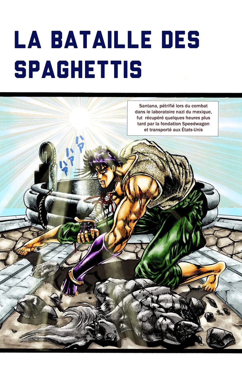Read JoJo's Bizarre Adventure Part 2 Battle Tendency Official Colored FR Manga Online