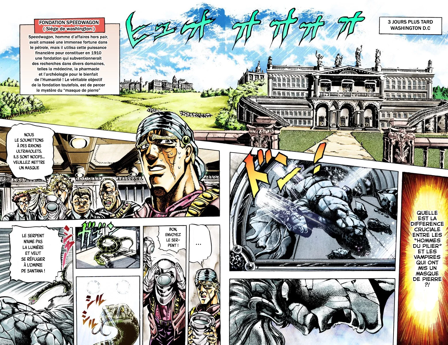Read JoJo's Bizarre Adventure Part 2 Battle Tendency Official Colored FR Manga Online