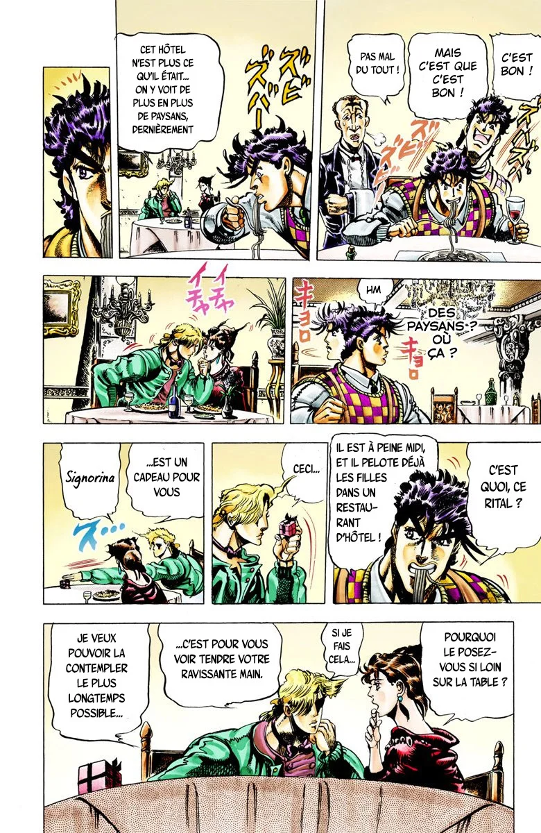 Read JoJo's Bizarre Adventure Part 2 Battle Tendency Official Colored FR Manga Online