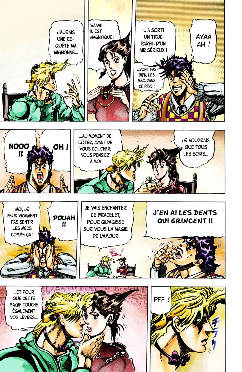 Read JoJo's Bizarre Adventure Part 2 Battle Tendency Official Colored FR Manga Online