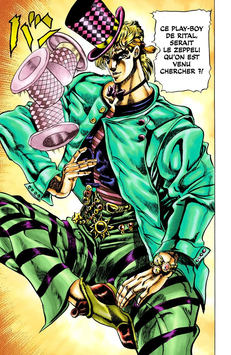 Read JoJo's Bizarre Adventure Part 2 Battle Tendency Official Colored FR Manga Online
