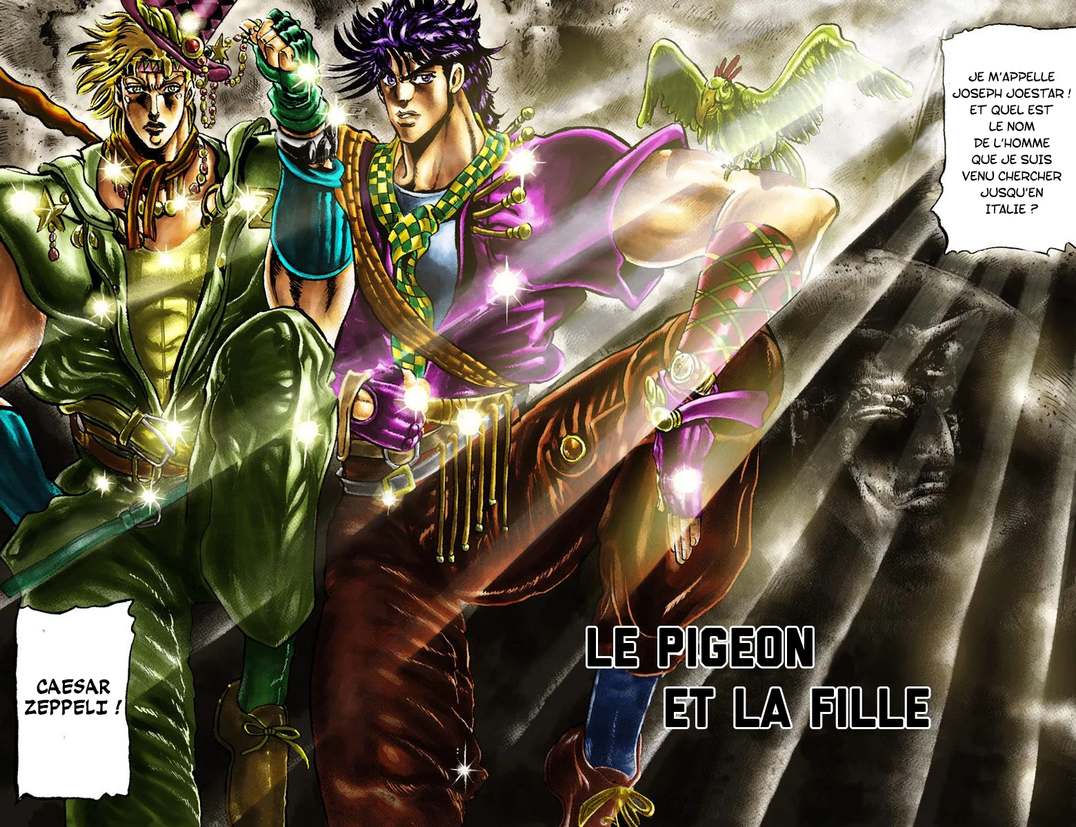 Read JoJo's Bizarre Adventure Part 2 Battle Tendency Official Colored FR Manga Online