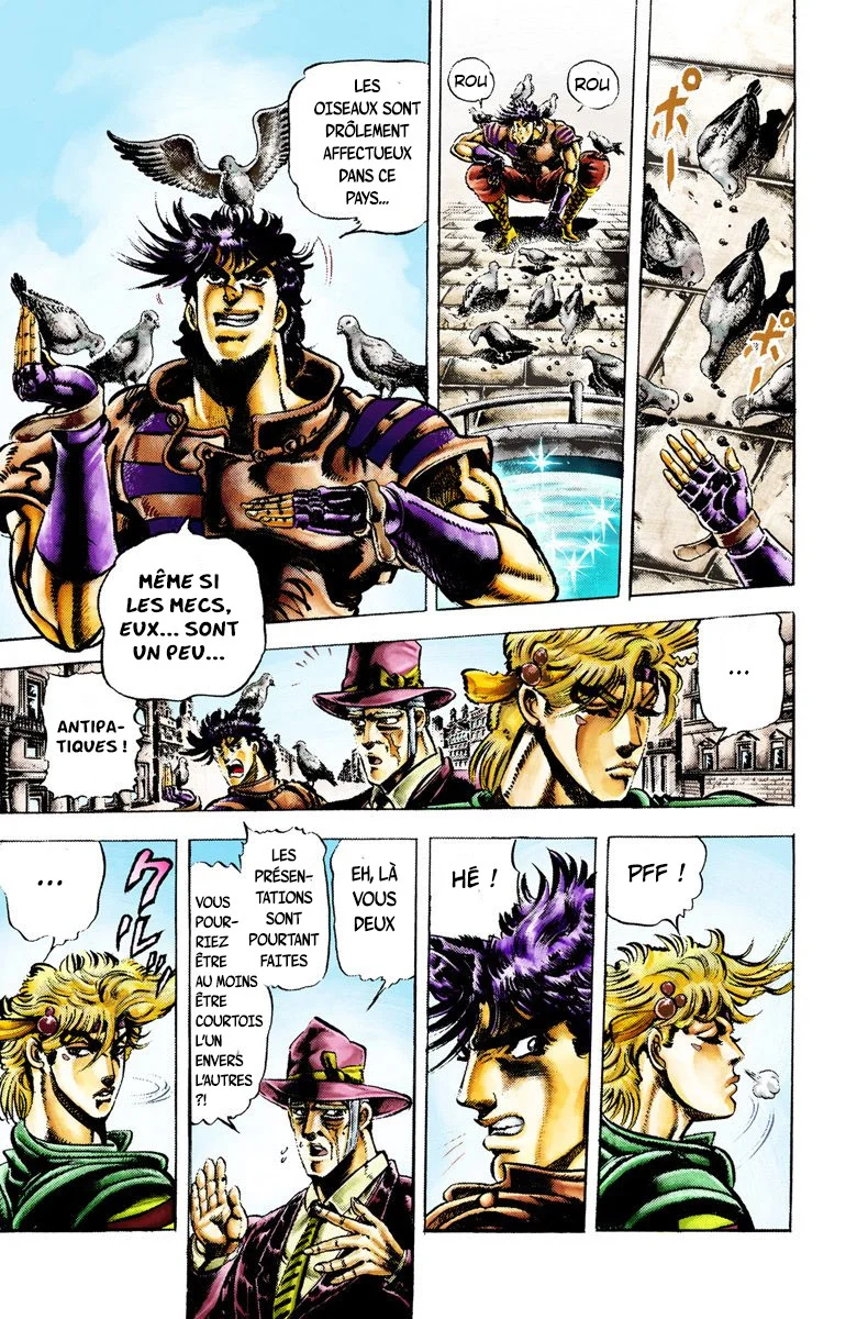 Read JoJo's Bizarre Adventure Part 2 Battle Tendency Official Colored FR Manga Online