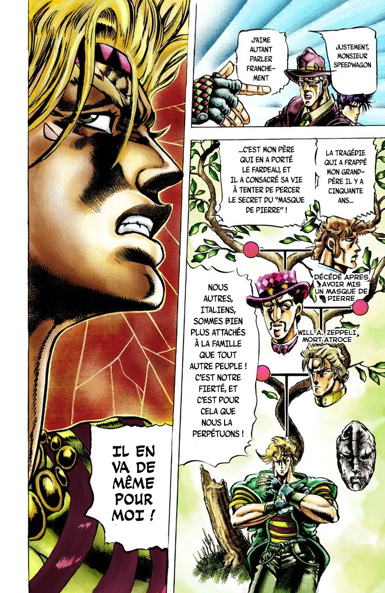 Read JoJo's Bizarre Adventure Part 2 Battle Tendency Official Colored FR Manga Online
