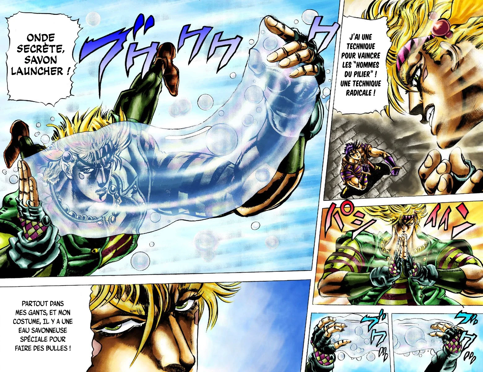 Read JoJo's Bizarre Adventure Part 2 Battle Tendency Official Colored FR Manga Online