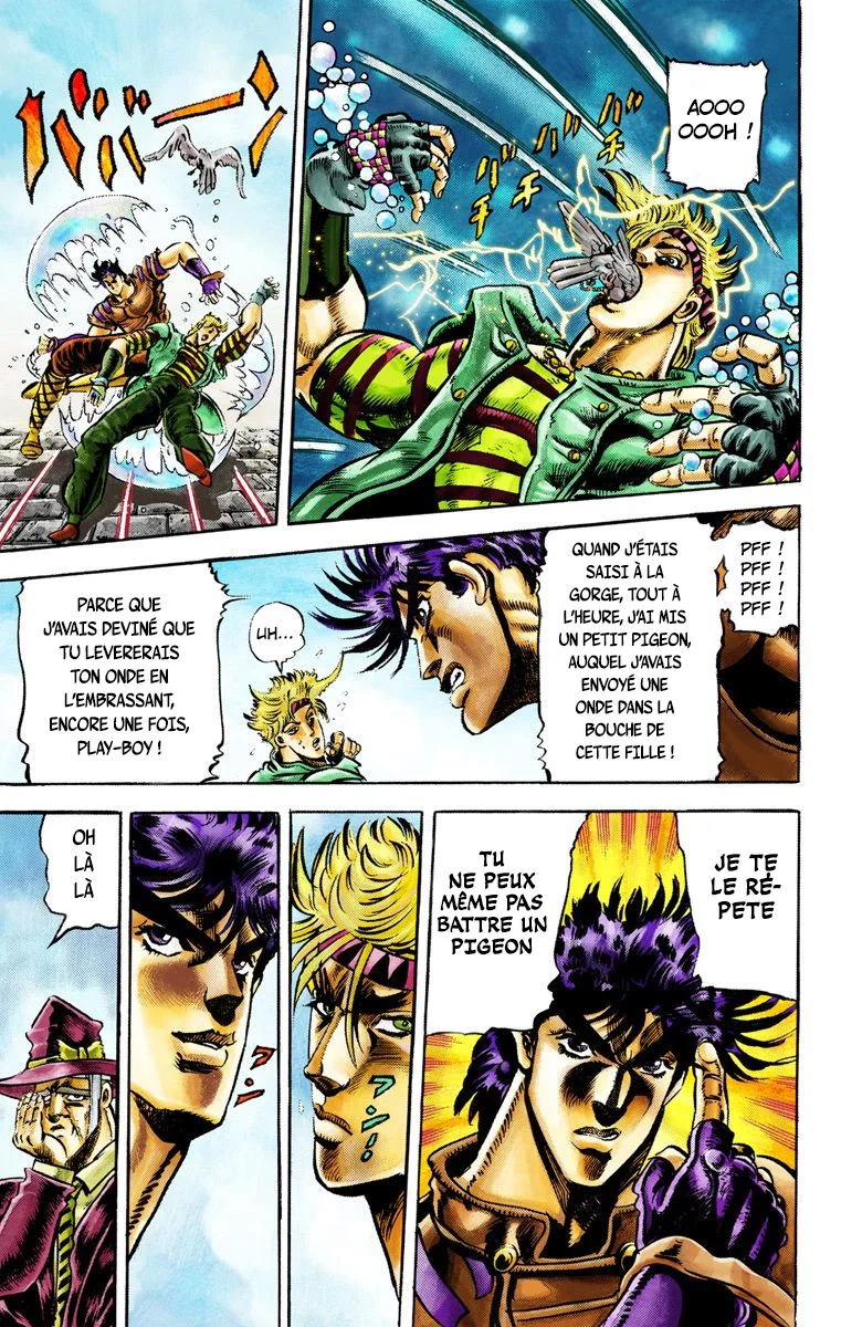 Read JoJo's Bizarre Adventure Part 2 Battle Tendency Official Colored FR Manga Online