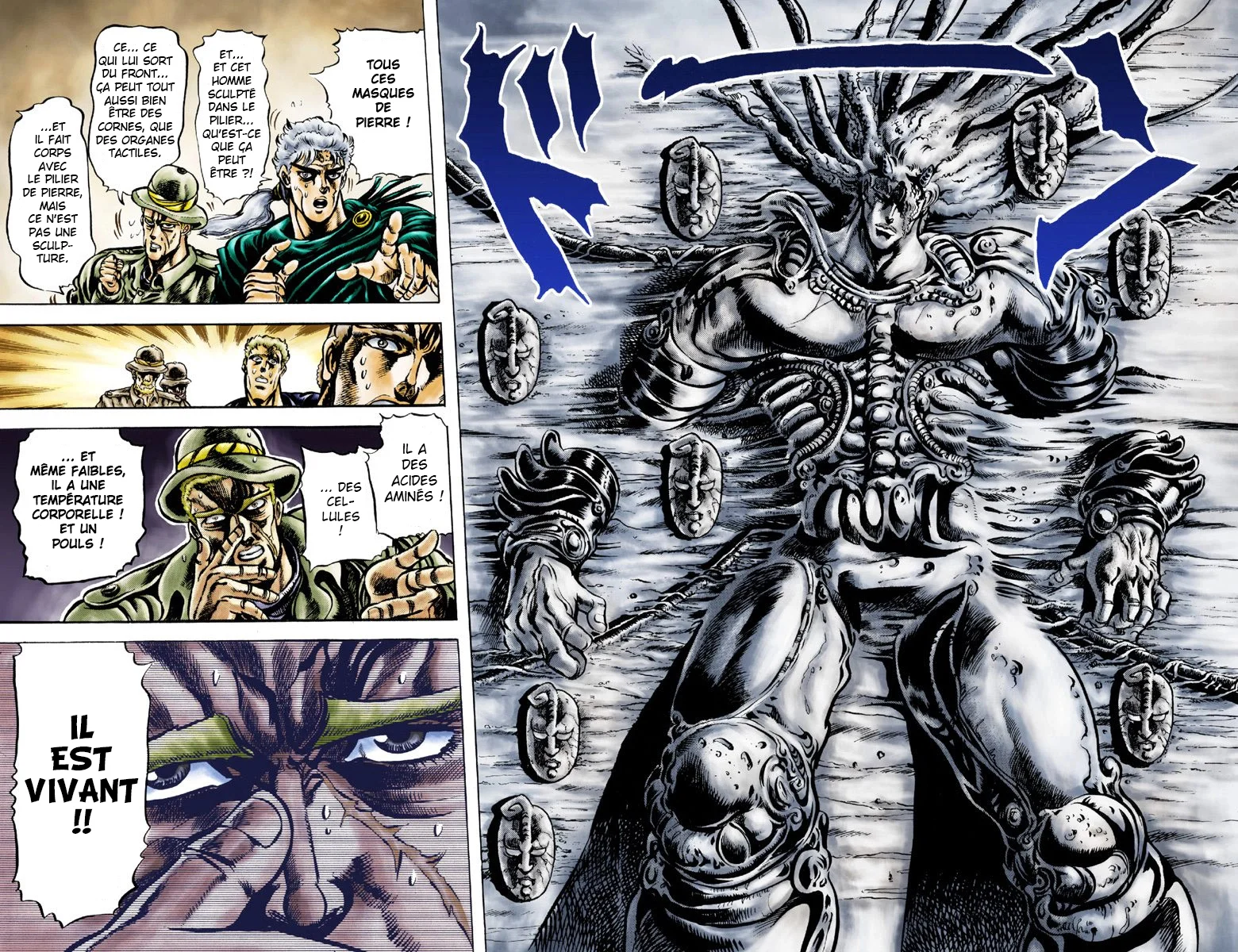Read JoJo's Bizarre Adventure Part 2 Battle Tendency Official Colored FR Manga Online