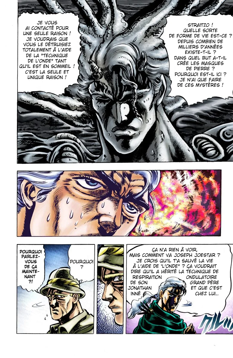 Read JoJo's Bizarre Adventure Part 2 Battle Tendency Official Colored FR Manga Online