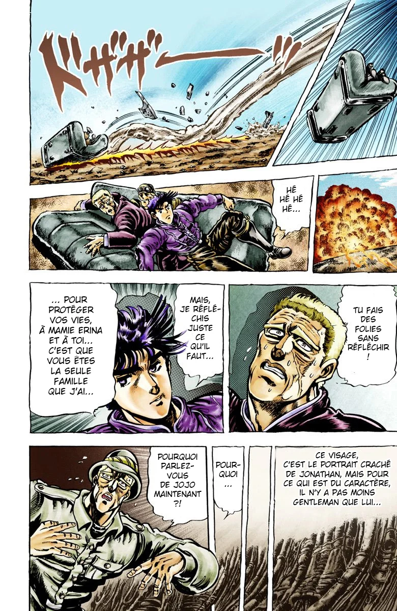 Read JoJo's Bizarre Adventure Part 2 Battle Tendency Official Colored FR Manga Online