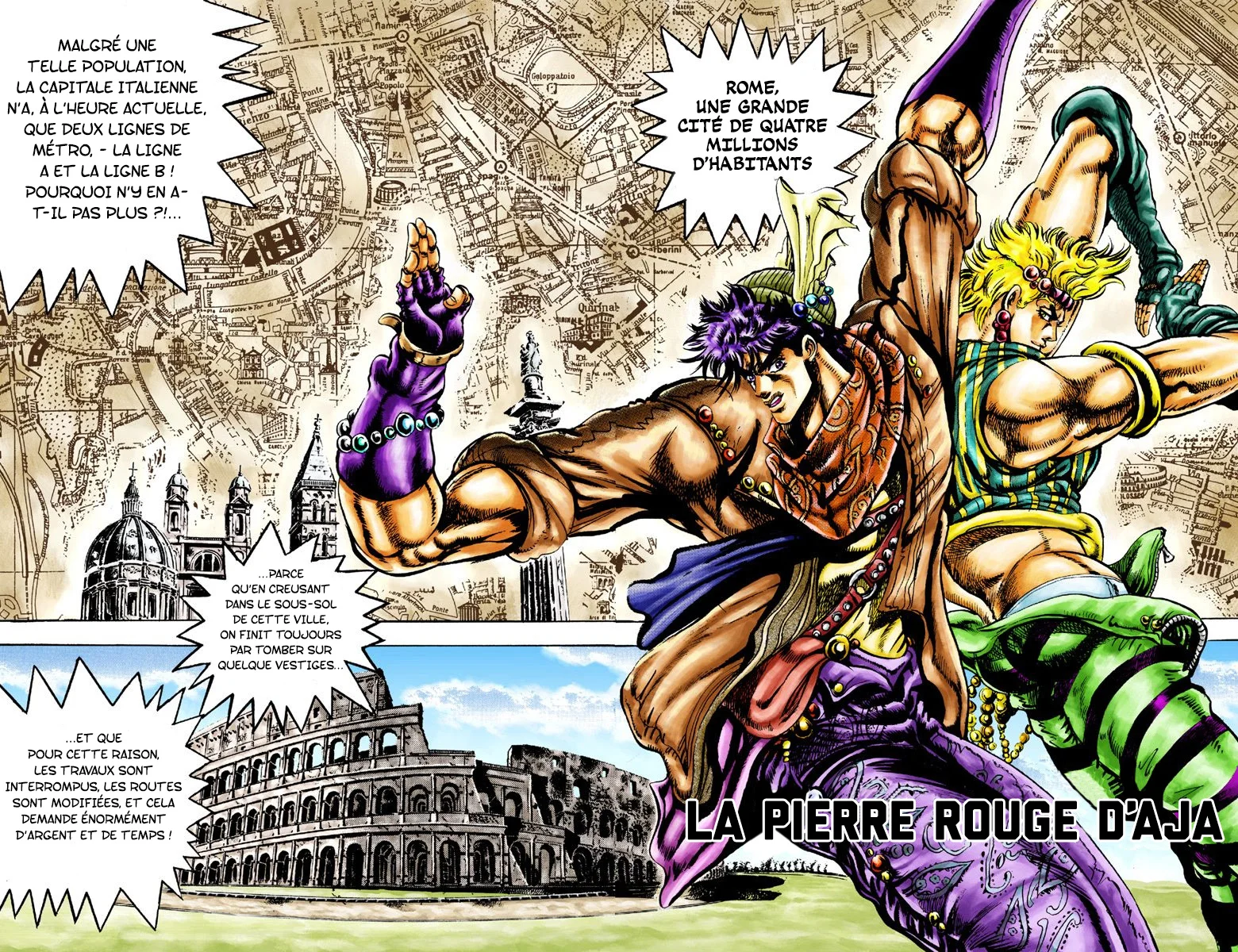 Read JoJo's Bizarre Adventure Part 2 Battle Tendency Official Colored FR Manga Online
