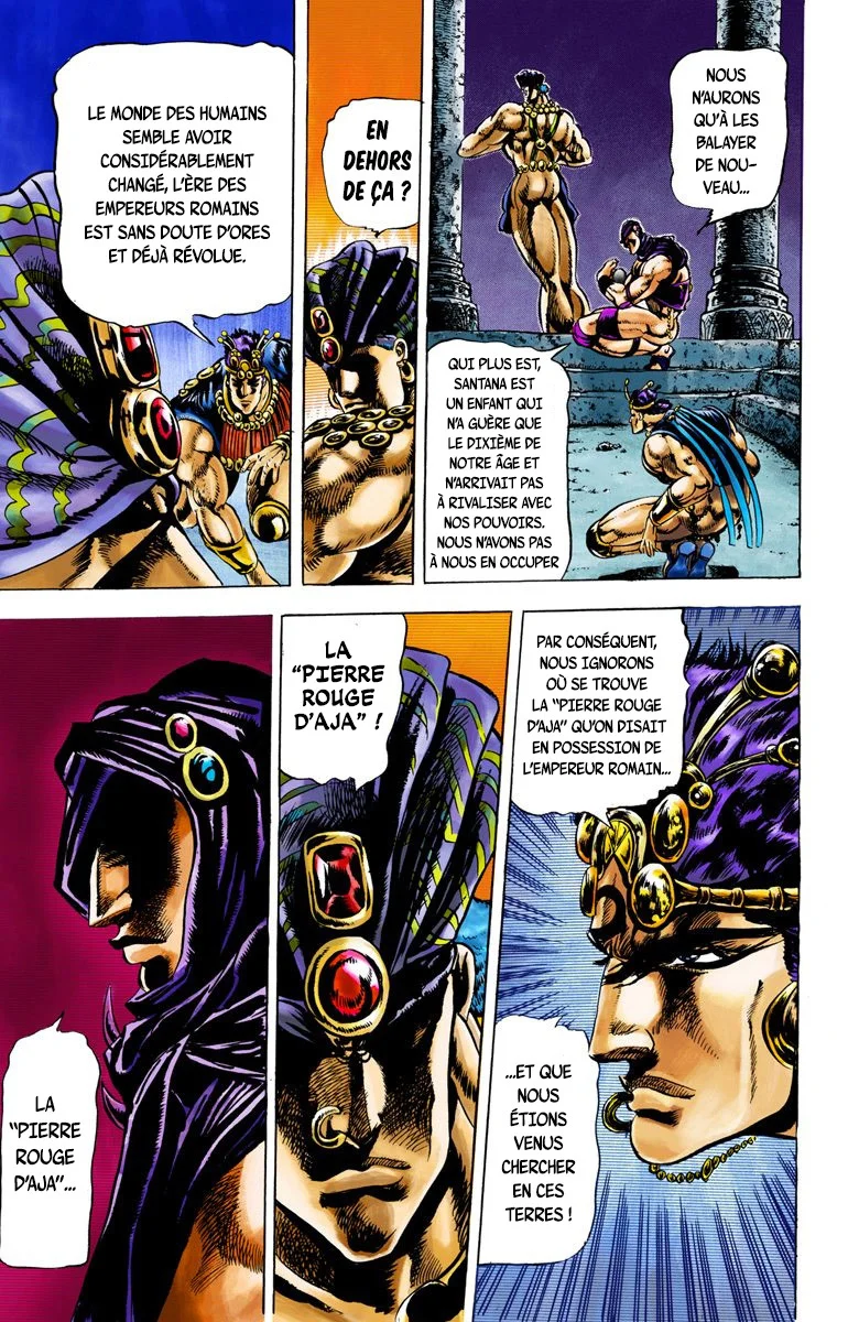 Read JoJo's Bizarre Adventure Part 2 Battle Tendency Official Colored FR Manga Online