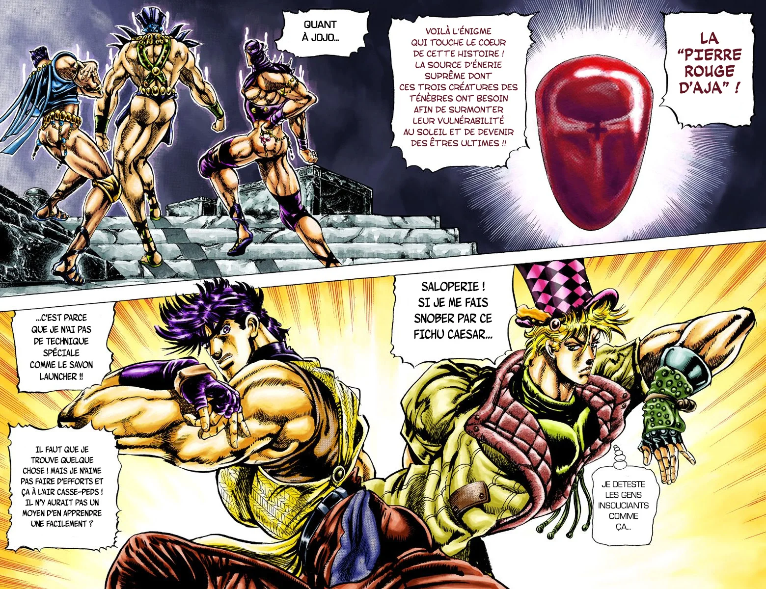 Read JoJo's Bizarre Adventure Part 2 Battle Tendency Official Colored FR Manga Online