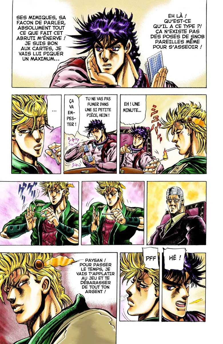 Read JoJo's Bizarre Adventure Part 2 Battle Tendency Official Colored FR Manga Online