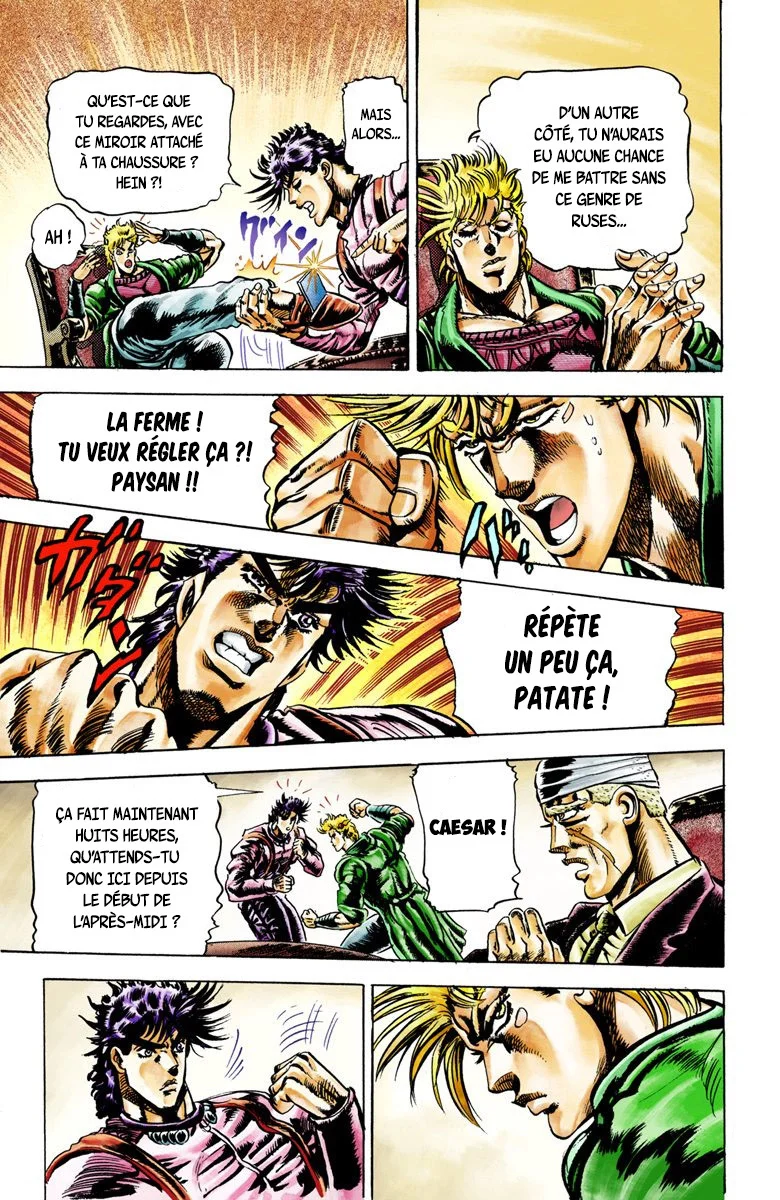 Read JoJo's Bizarre Adventure Part 2 Battle Tendency Official Colored FR Manga Online