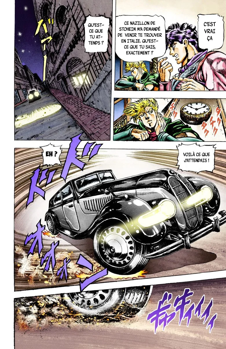 Read JoJo's Bizarre Adventure Part 2 Battle Tendency Official Colored FR Manga Online