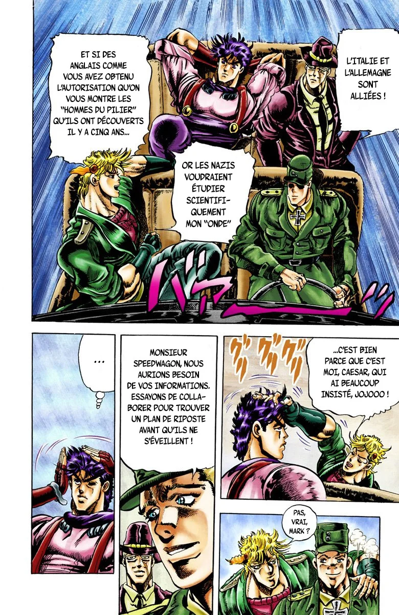 Read JoJo's Bizarre Adventure Part 2 Battle Tendency Official Colored FR Manga Online