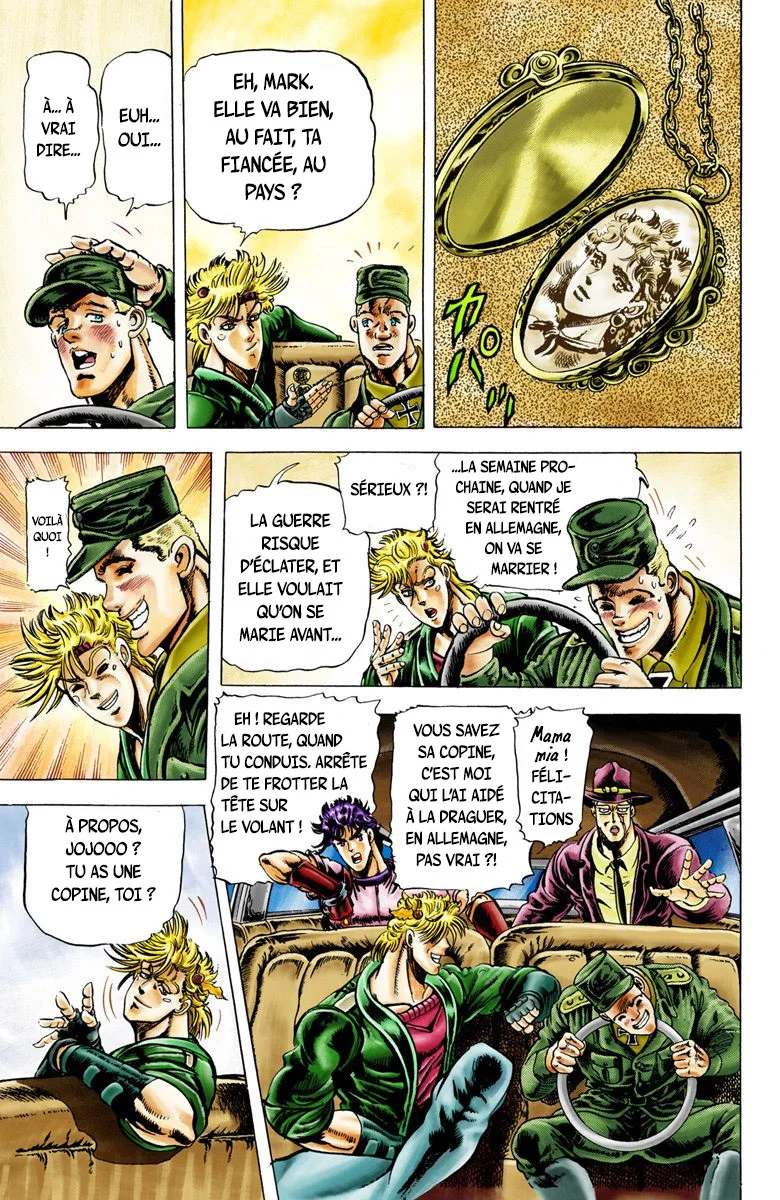 Read JoJo's Bizarre Adventure Part 2 Battle Tendency Official Colored FR Manga Online