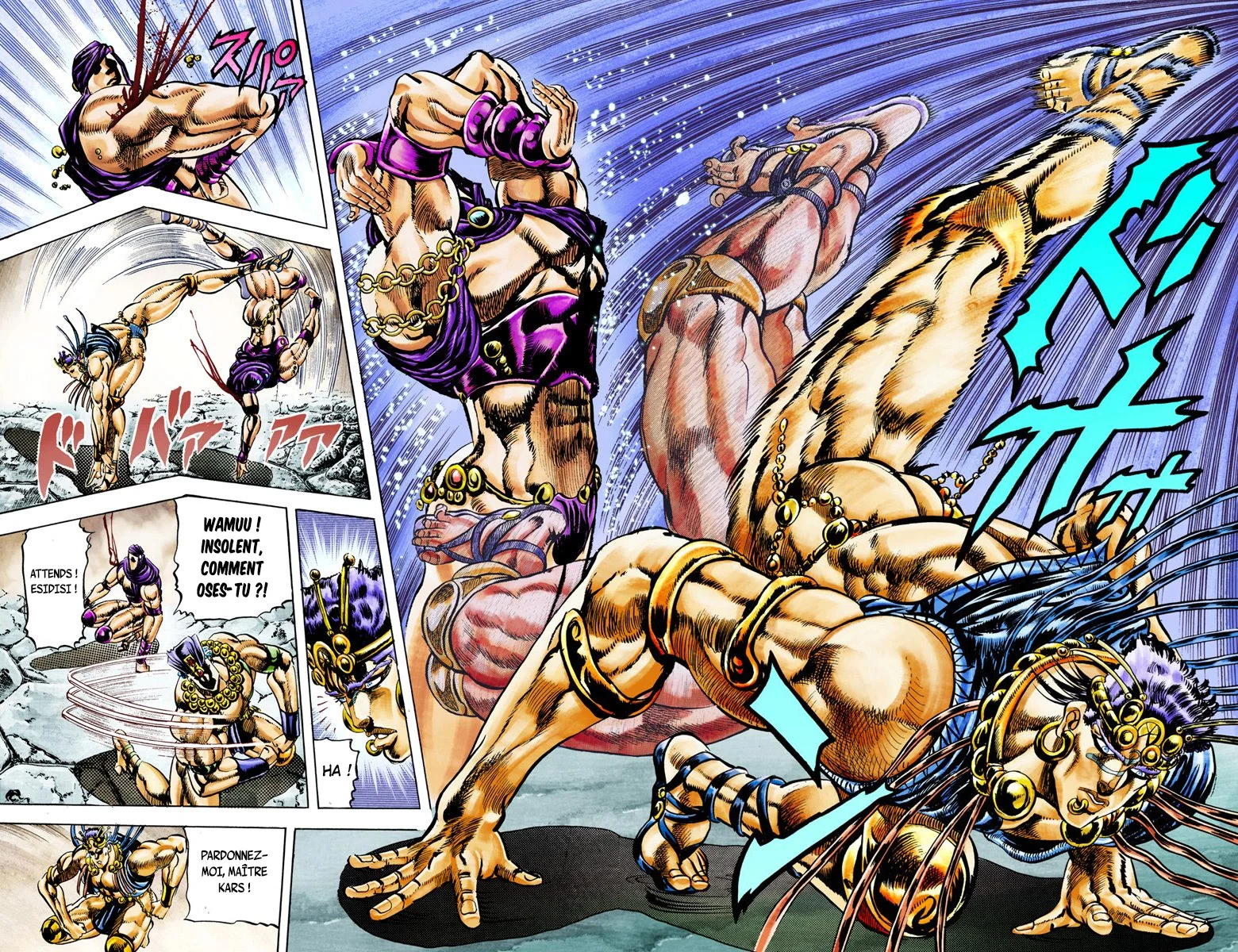 Read JoJo's Bizarre Adventure Part 2 Battle Tendency Official Colored FR Manga Online
