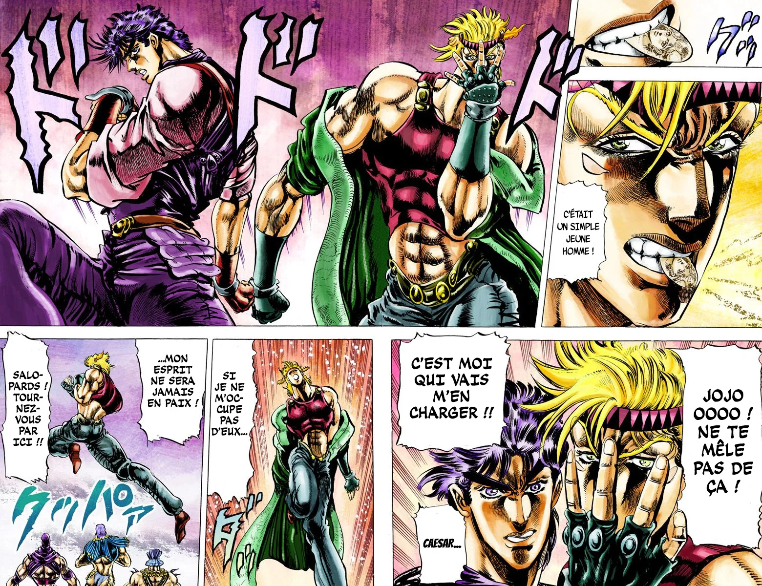 Read JoJo's Bizarre Adventure Part 2 Battle Tendency Official Colored FR Manga Online