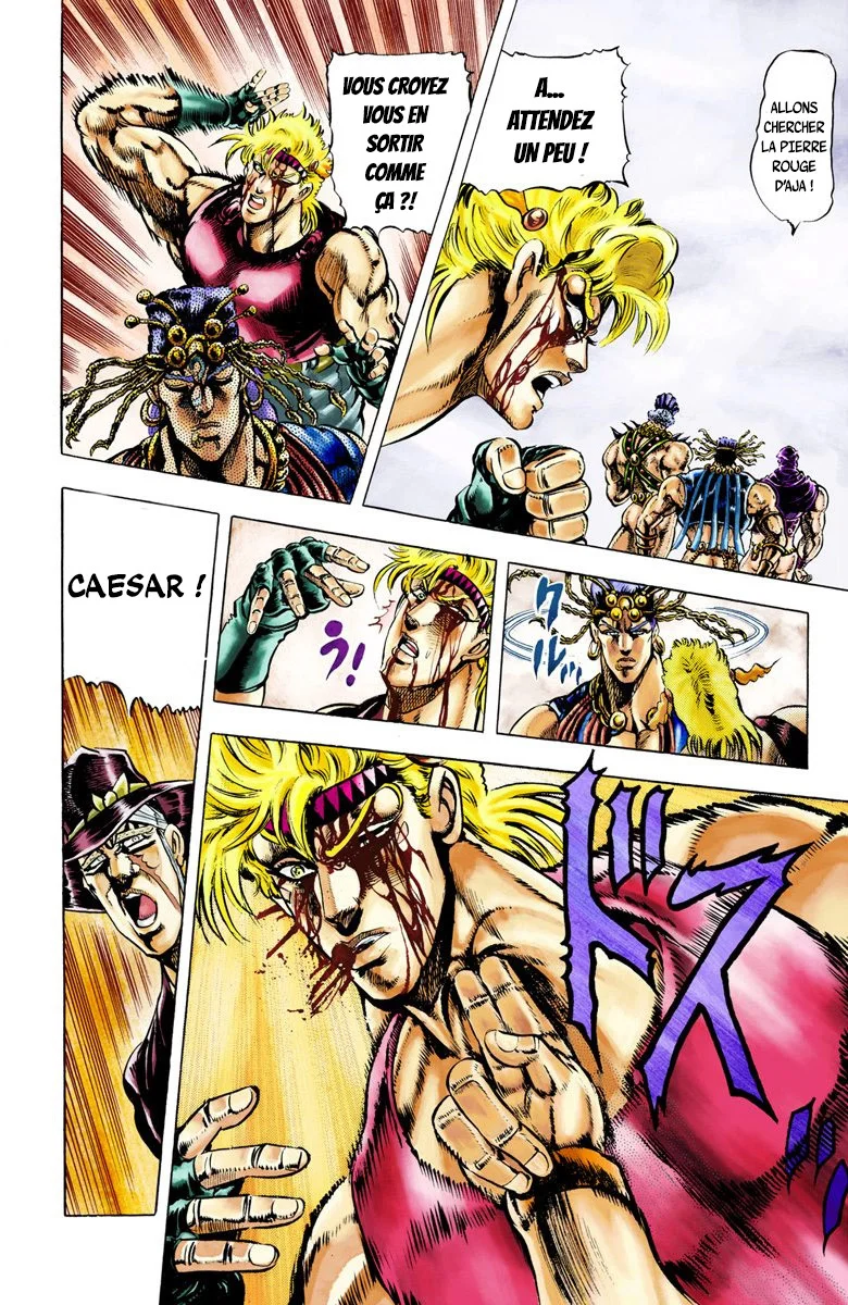 Read JoJo's Bizarre Adventure Part 2 Battle Tendency Official Colored FR Manga Online