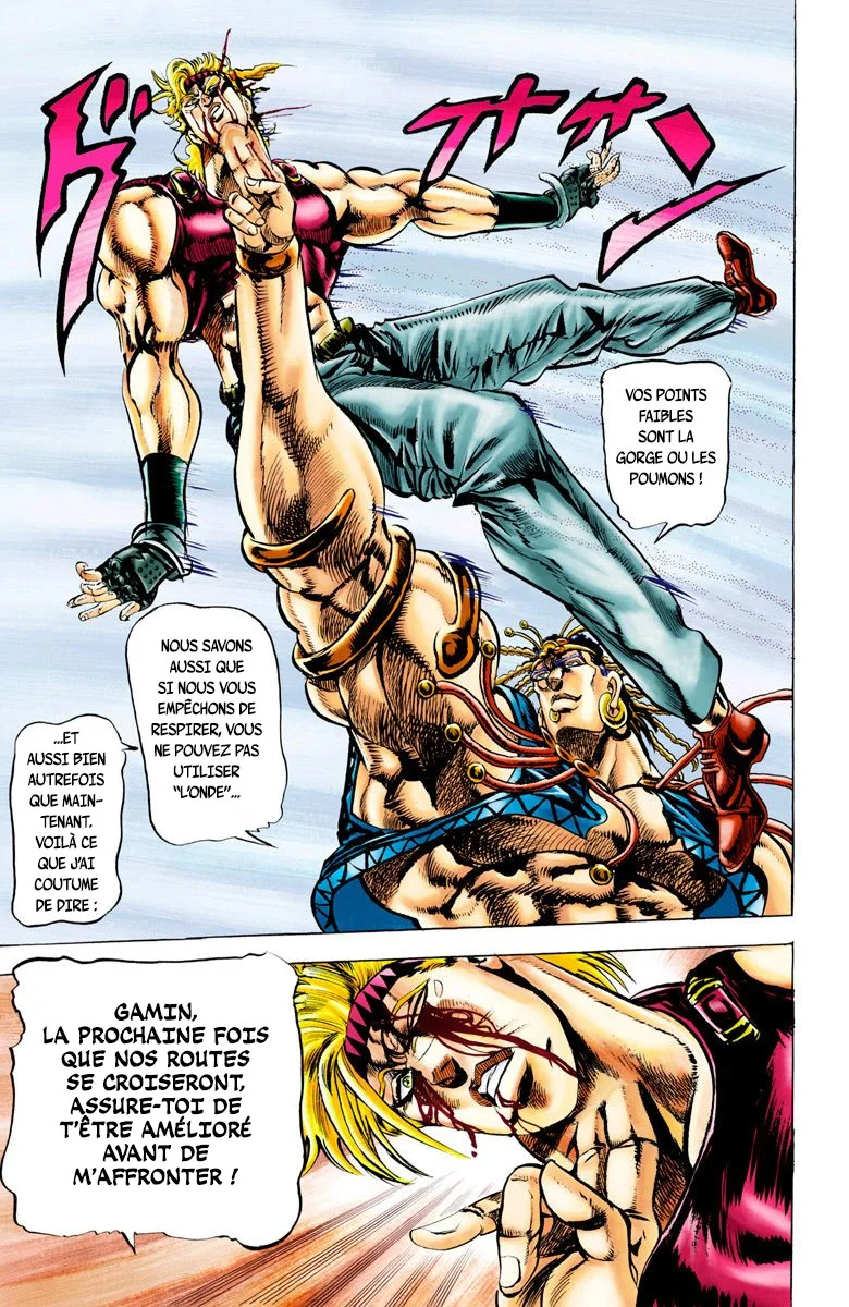 Read JoJo's Bizarre Adventure Part 2 Battle Tendency Official Colored FR Manga Online