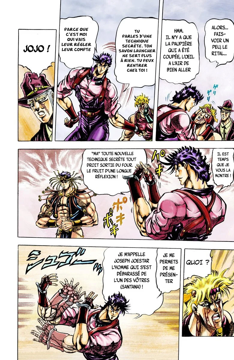 Read JoJo's Bizarre Adventure Part 2 Battle Tendency Official Colored FR Manga Online