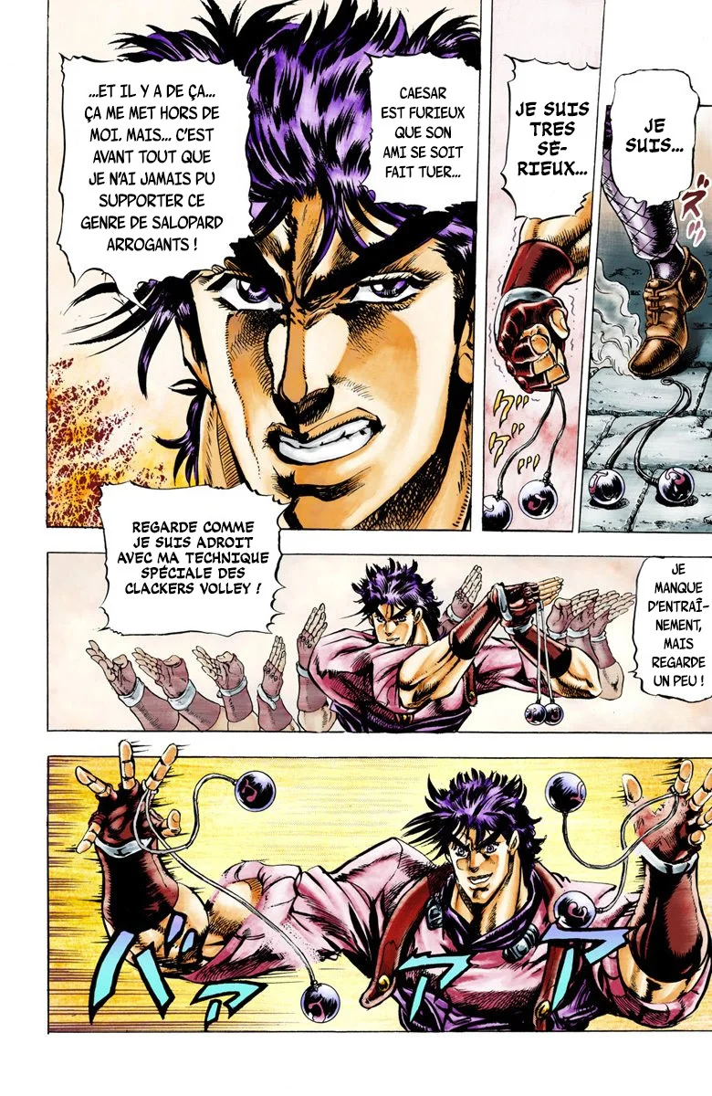 Read JoJo's Bizarre Adventure Part 2 Battle Tendency Official Colored FR Manga Online