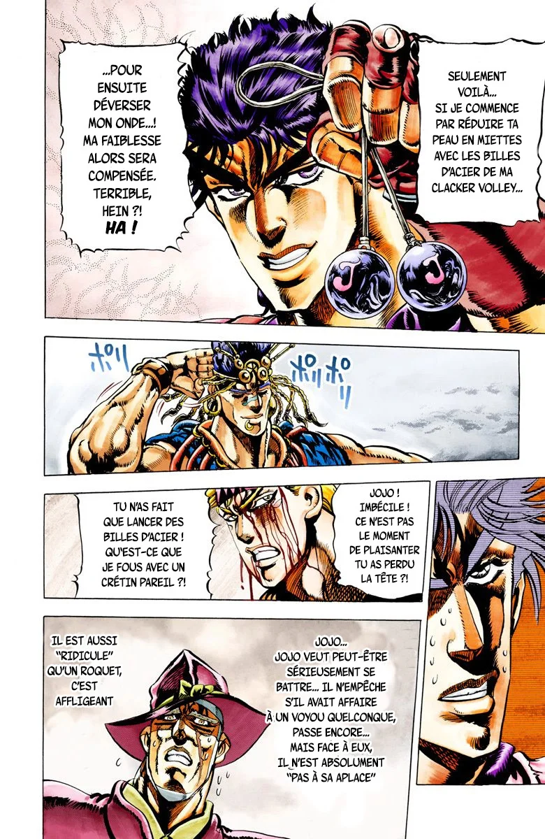 Read JoJo's Bizarre Adventure Part 2 Battle Tendency Official Colored FR Manga Online