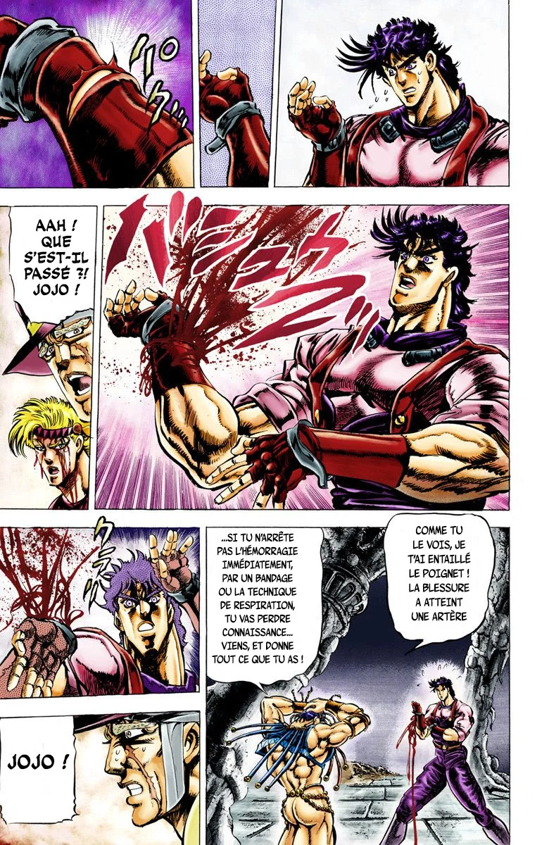 Read JoJo's Bizarre Adventure Part 2 Battle Tendency Official Colored FR Manga Online