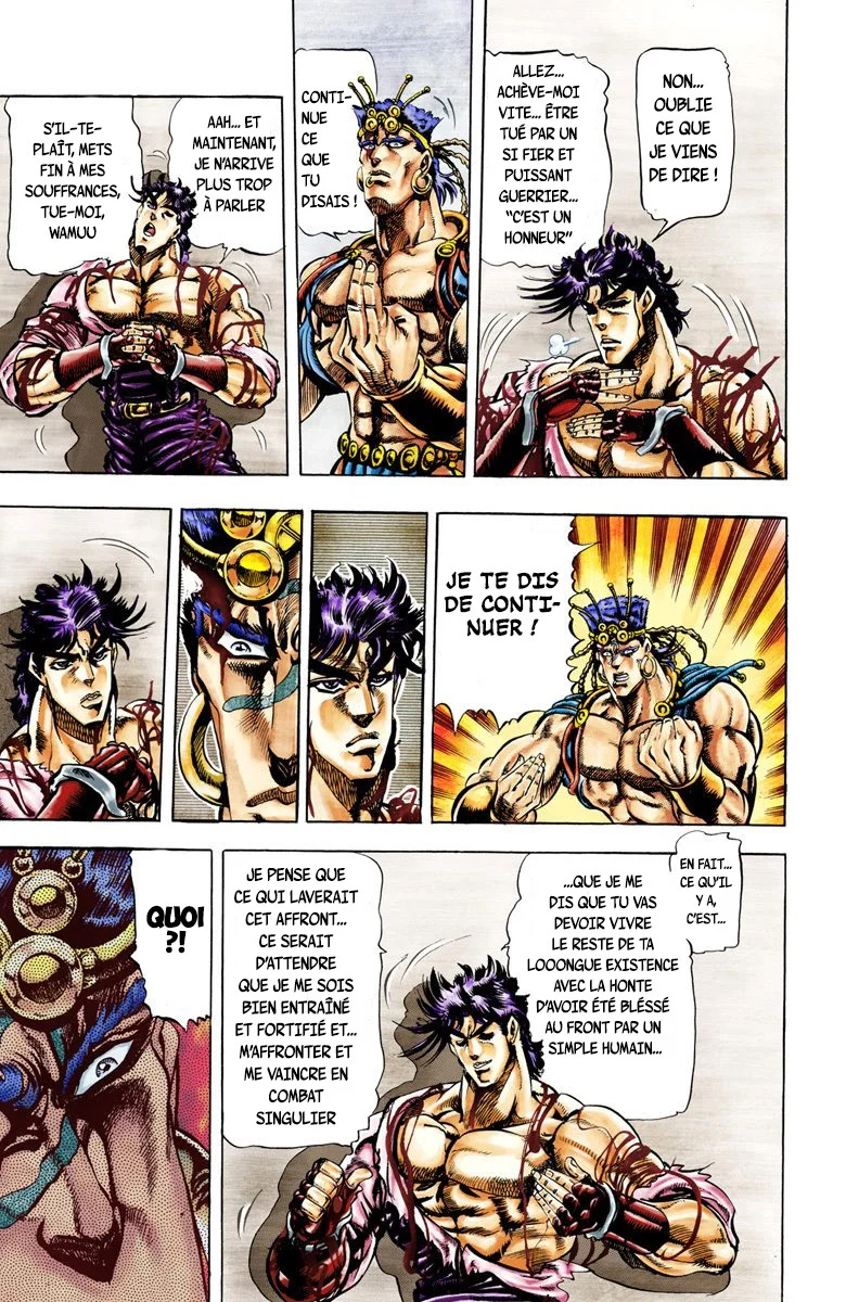 Read JoJo's Bizarre Adventure Part 2 Battle Tendency Official Colored FR Manga Online