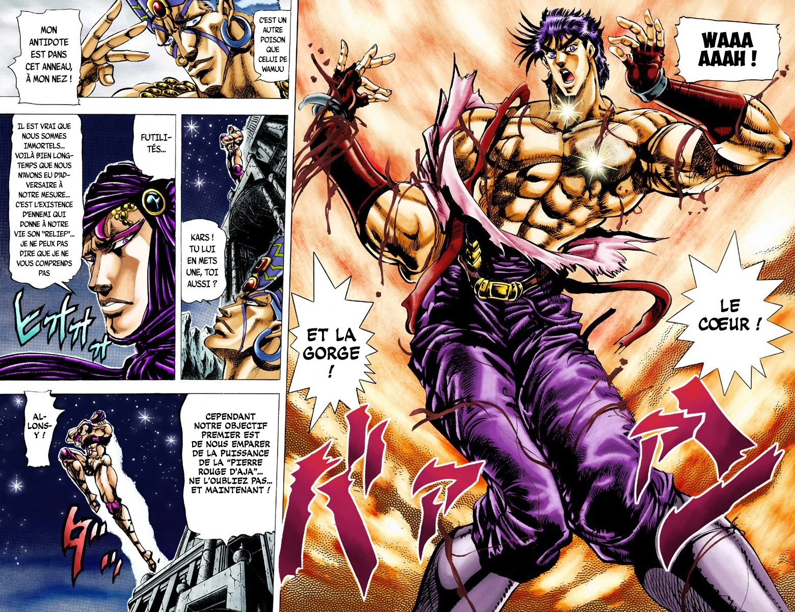 Read JoJo's Bizarre Adventure Part 2 Battle Tendency Official Colored FR Manga Online