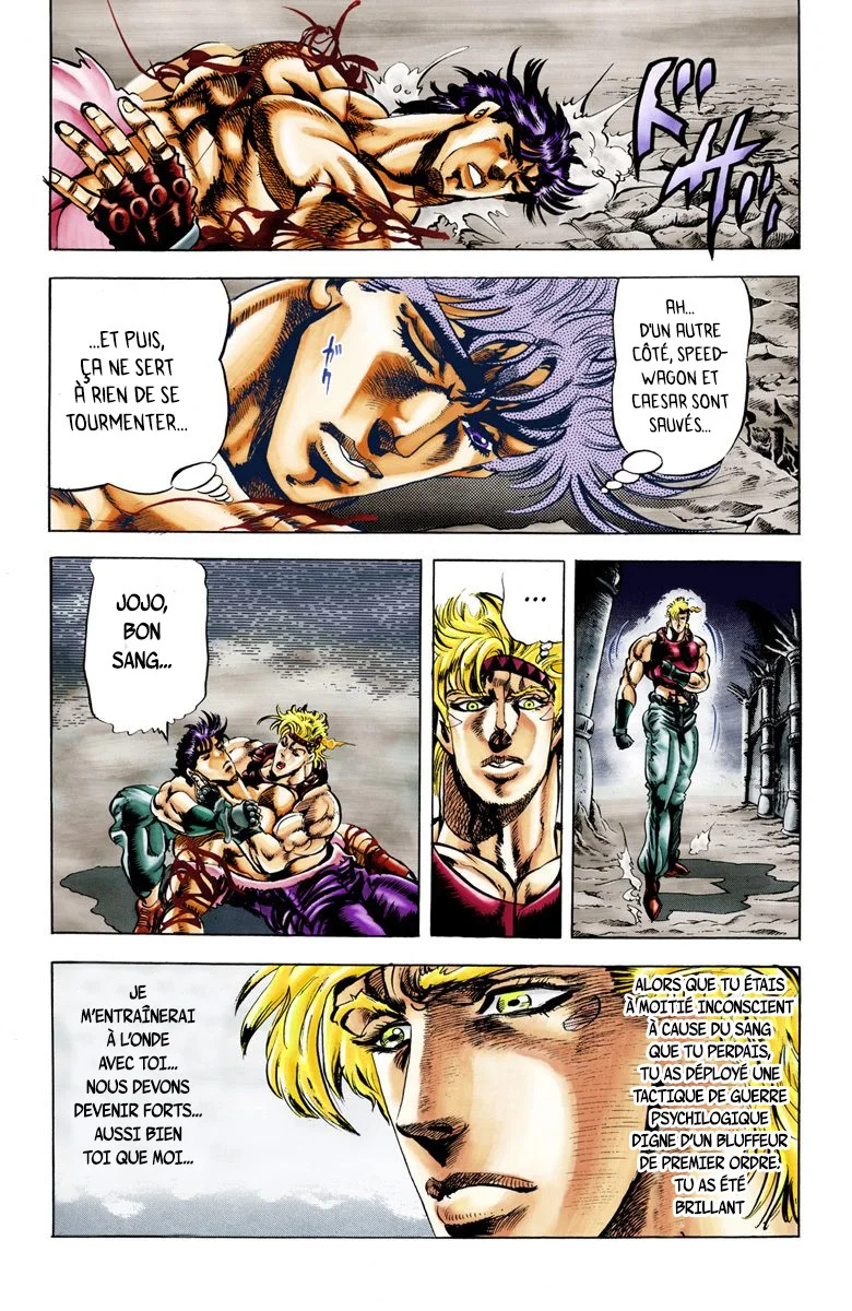 Read JoJo's Bizarre Adventure Part 2 Battle Tendency Official Colored FR Manga Online