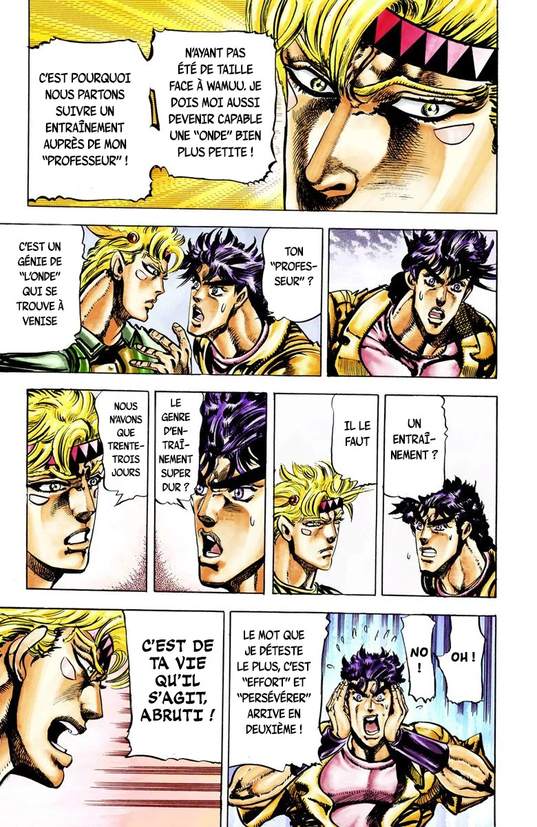 Read JoJo's Bizarre Adventure Part 2 Battle Tendency Official Colored FR Manga Online