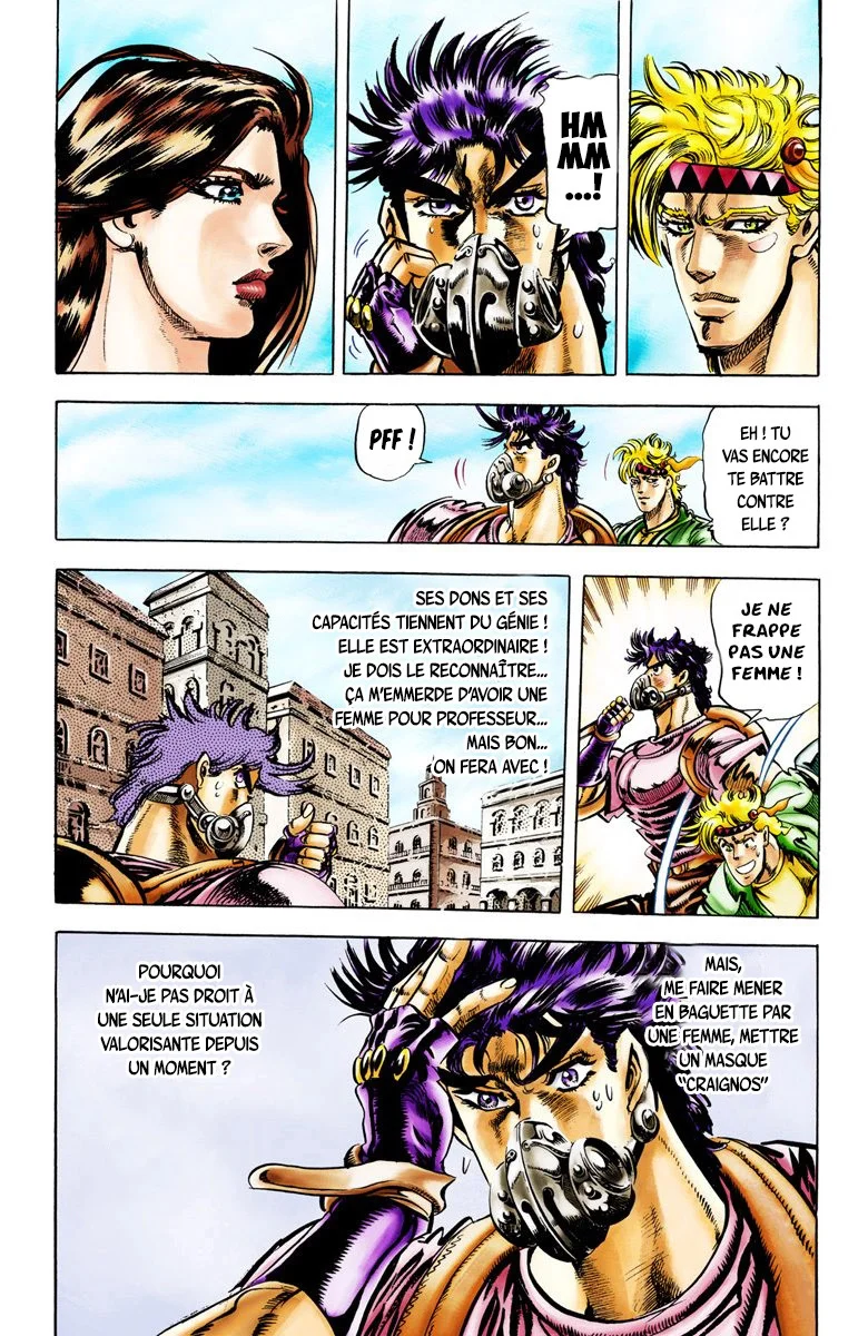 Read JoJo's Bizarre Adventure Part 2 Battle Tendency Official Colored FR Manga Online