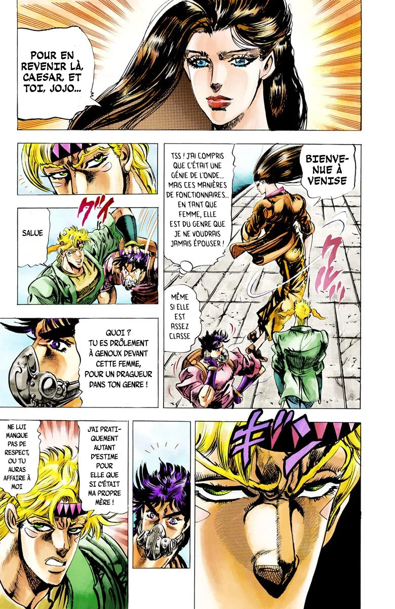 Read JoJo's Bizarre Adventure Part 2 Battle Tendency Official Colored FR Manga Online
