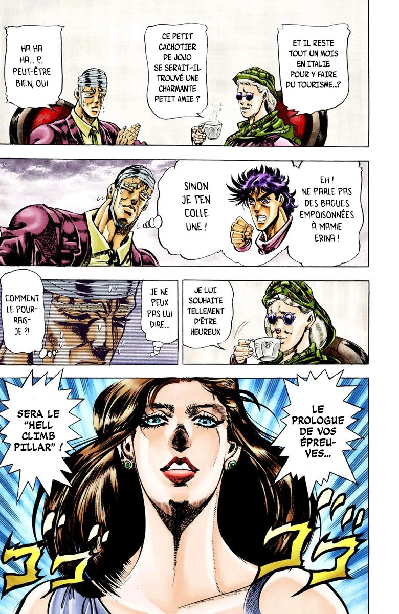 Read JoJo's Bizarre Adventure Part 2 Battle Tendency Official Colored FR Manga Online