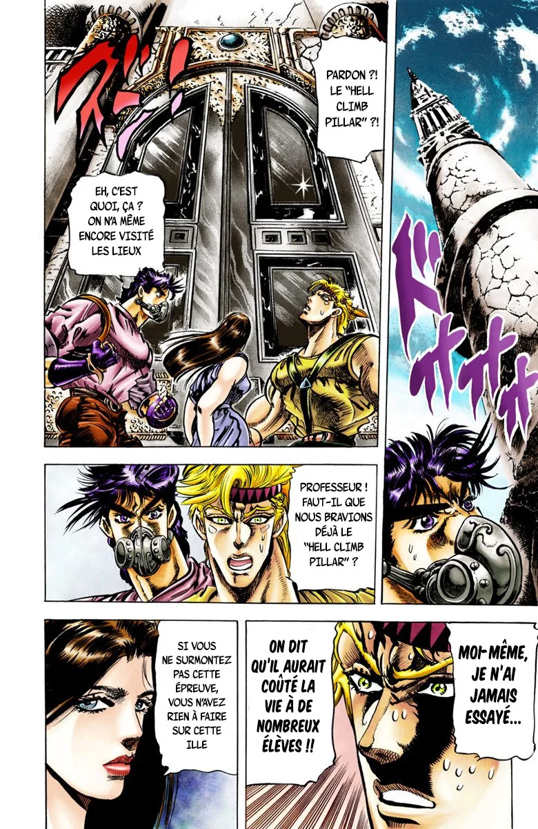 Read JoJo's Bizarre Adventure Part 2 Battle Tendency Official Colored FR Manga Online