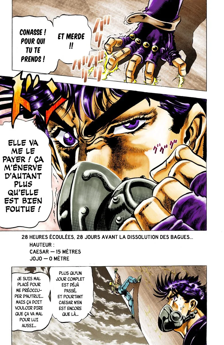Read JoJo's Bizarre Adventure Part 2 Battle Tendency Official Colored FR Manga Online