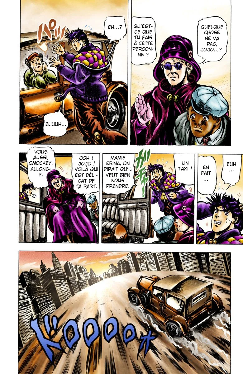 Read JoJo's Bizarre Adventure Part 2 Battle Tendency Official Colored FR Manga Online
