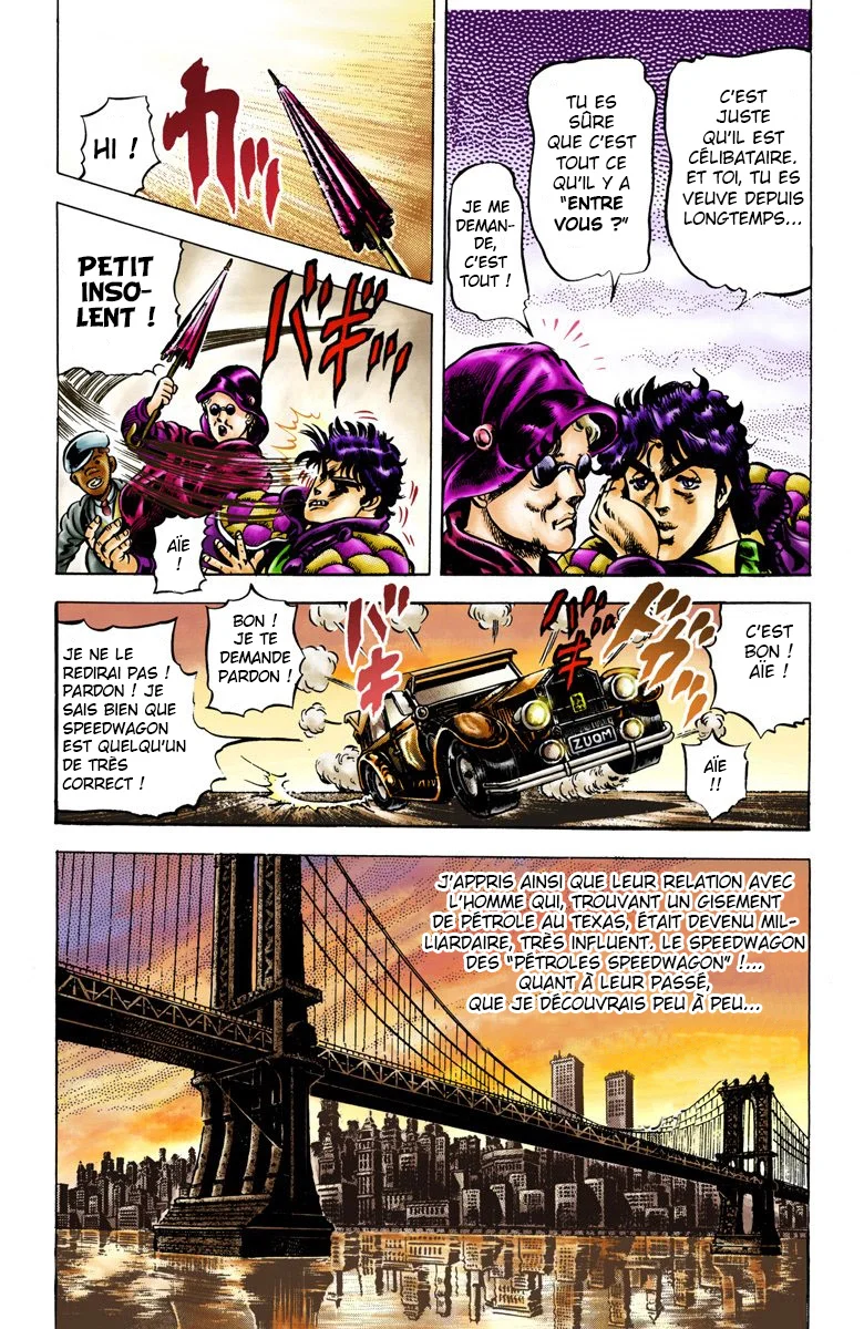 Read JoJo's Bizarre Adventure Part 2 Battle Tendency Official Colored FR Manga Online
