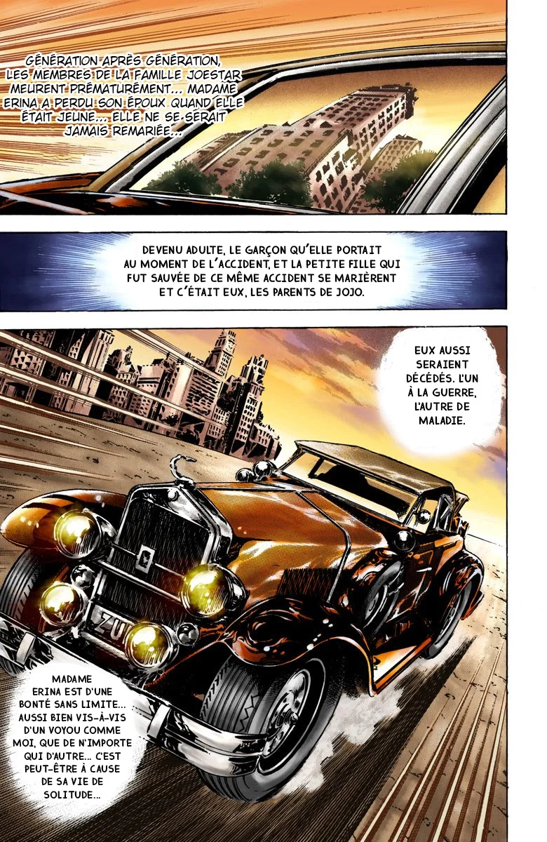 Read JoJo's Bizarre Adventure Part 2 Battle Tendency Official Colored FR Manga Online