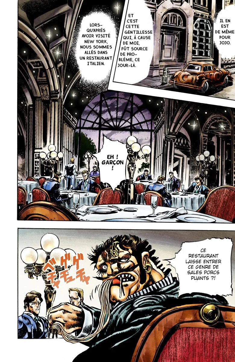 Read JoJo's Bizarre Adventure Part 2 Battle Tendency Official Colored FR Manga Online